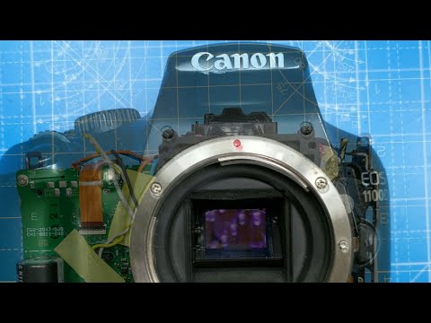 How DSLR Camera's Work? Canon 1100D TEARDOWN | Salvage Yard Ep.2