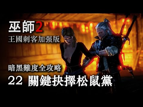 《巫师2：国王刺客 》暗黑难度全攻略第二十二期：关键抉择松鼠党