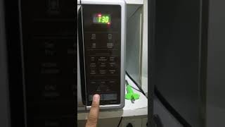 start stop is not working for lg microwave