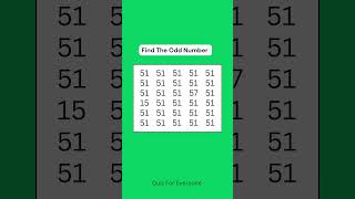 #mind #quiz #oddoneoutforkids #mathexam #puzzle #findtheoddoneoutgame
