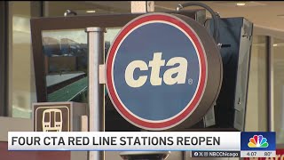 CTA celebrates reopening of North Side Red Line stations