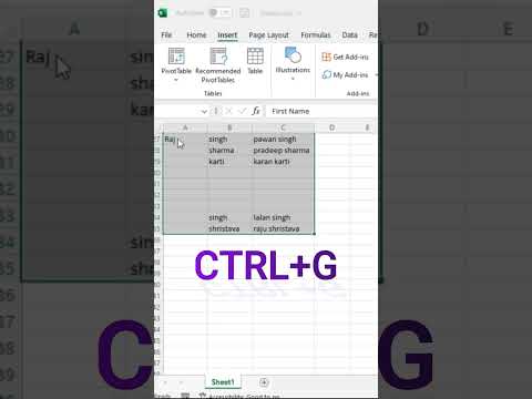 Fill Blank Cell in Excel #shorts #ytshorts