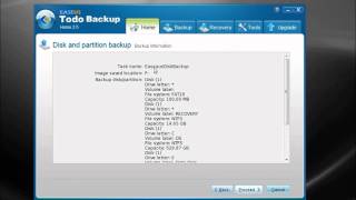 1 of 2 -- How to do a System Backup using Easeus Todo Backup Home