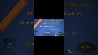 Node.js - Section 15 Node HTTP Module | NodeJS Beginners | Simple Tutorials | Easy Learning #shorts