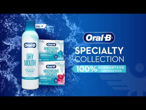 Introducing NEW Oral-B Dry Mouth Rinse & Moisturizing Lozenges :15