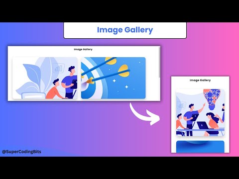 Image Gallery Using HTML and CSS | SuperCodingBits