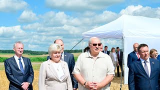 Президент проинспектировал ход уборочной кампании и поставил задачи аграриям