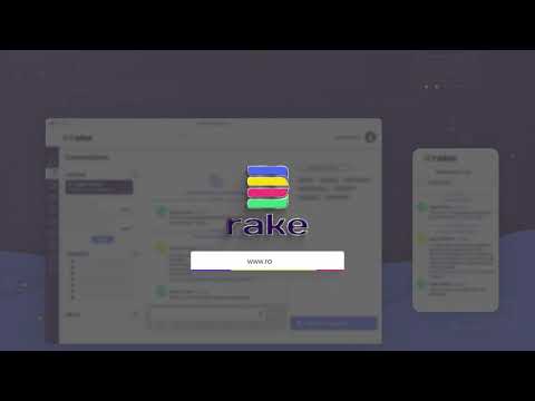 Quick overview of the Rake messaging workspace for teams, businesses, organizations and groups