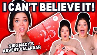 THEY DIDN'T DO IT!? | $100 Macy's Advent Calendar Unboxing