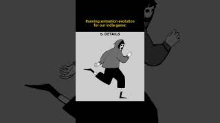 How Our Running Animation Changed Over Time  #indiegame #indiedev #animation
