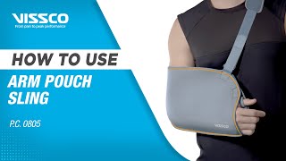 How to Wear & When to use Vissco Arm Pouch Sling (Mild Support)