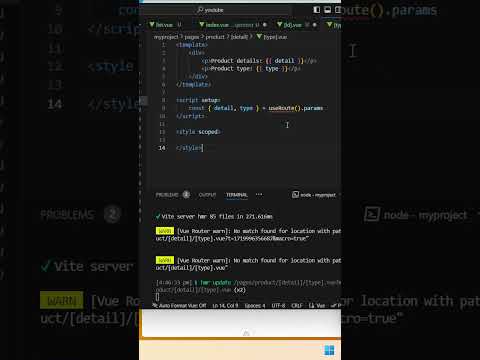 Multi route param in nuxtjs #nuxtjs #javascript #shorts #shorts #coding