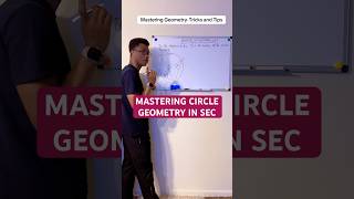Mastering circle geometry in seconds! #maths #mathematics #mathshorts #geometry #satmath #gcse