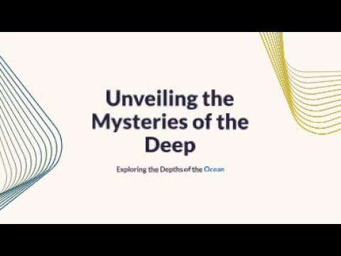 Exploring the Deep Sea: Mysteries and Conservation | #mindmastery
