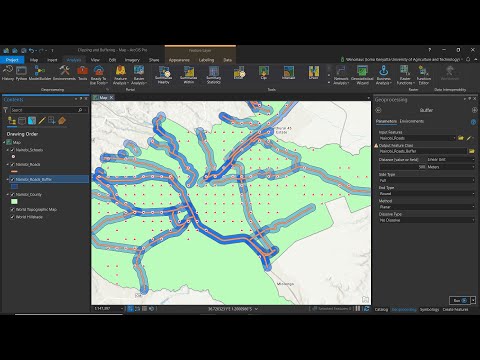 Clipping, Buffering and symbology in ArcGIS Pro