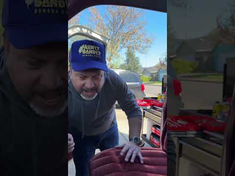 Dealing with water under the carpet on my truck. #carguy #hopecore #dadvibe