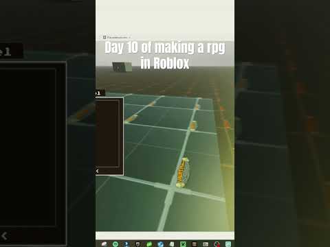 Day 10 of making a rpg in Roblox #robloxdevlog