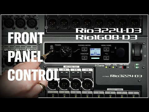 Rio-D3 Front Panel Control