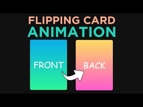 Flipping Card Animation Using HTML and CSS