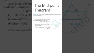Theorem 8 & 9 Explained | Class 9 Quadrilaterals #Shorts