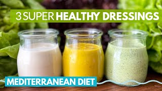 Healthy Mediterranean Diet Salad Dressings |  easy mediterranean diet recipes