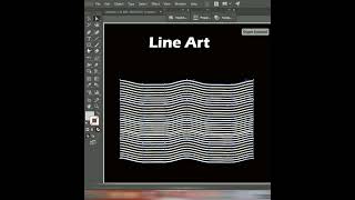 How to Create Line Art Text Design | Illustrator Tutorial