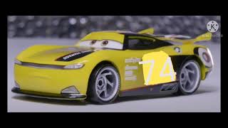 Carstin "Ace" Dillon Voice Sidewall Shine Next Gen Racer #74 (Cars 3, (Cars 4)