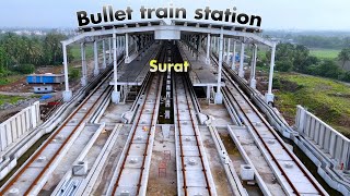Surat Bullet Train Station Update July 2025 | Gujarat  #4k