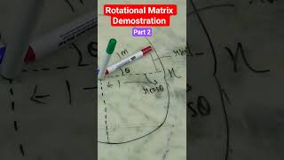 Rotational Matrix In 2D | Rotational Matrix Questions #ytshorts #shorts #maths