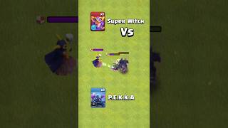 Every Level P.E.K.K.A Vs Super Witch | Clash of Clans
