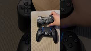 PS3 vs PS5 Controller #asmr #shorts #snrsys #retrogaming #videogameconsole #ps3 #ps5 #playstation