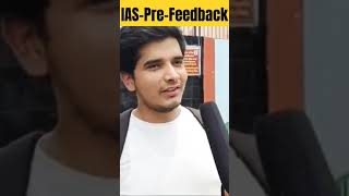 IAS Prelims Exam Feedback |UPSC changed the level of paper #iasprelims #prelims2023 #trending