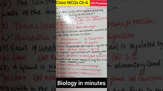 Class-10th||MCQs||Life Process||Ch-6||Term1||Board Exams||