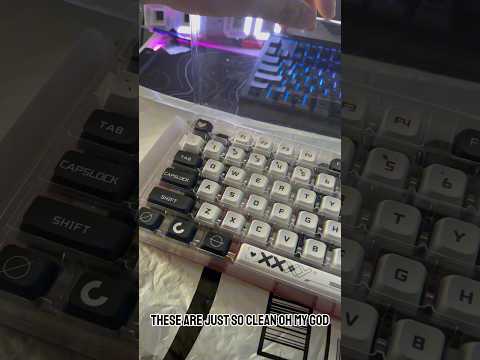 These budget keycaps are so beautiful 😍 #keyboard #gaming #fortnite