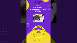 AI Powered Legal Conversation Platform |  #legal #ai #business #deeplearning #leegalai #deeptech