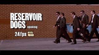Reservoir Dogs opening titles but normal speed