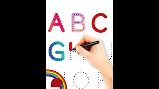 A for Apple,B for Ball, Alphabets, #shorts  #abcdsongs #dottedabc