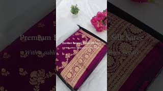 banarasi saree - different types of banarasi sarees with price | banarasi silk sarees #sarees