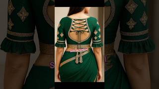 💚🌿🌧️ You will like this blouse at first sight in the greenery of Sawan 💯#sawanspecial #blousecoll...