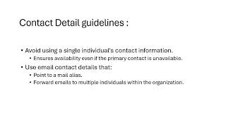 Setting up contact details for your AWS account. (Security Step ONE)