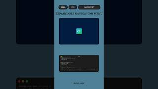 Interactive Icon Animation | Expandable Navigation Menu Effect