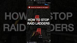 How To Stop Raid Ladders In Deadside | #deadside #dayz #rust