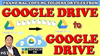 HOW TO TRANSFER FILES BETWEEN THE GOOGLE DRIVE ACCOUNTS