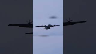 Amazing C-130 "Hercules" US Air Force Take Off heavy #shorts