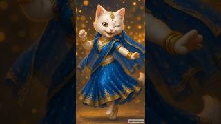 Cat in blue lehenga!💃🐱✨#cute #CatShorts #DesiVibes #trending #india #shorts #youtubeshorts #viral