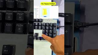 How to Create a Folder With No Name in Windows – Secret Trick Revealed #WindowsTricks #FolderHacks