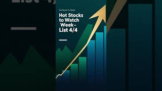 🎬 Part 4– Stocks 1 to 5🚀 Hot Stocks to Watch This Week – List 4/4 #ShortTermStocks #BreakoutStocks