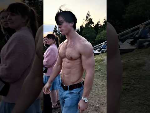Handsome Boy In Public #bodybuilding #gym #reaction #satisfying #workout #motivation #exercise