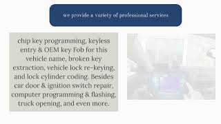 Ford Key Fob Replacement Indianapolis IN