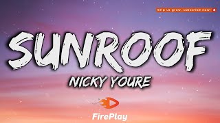 Nicky Youre, dazy - Sunroof 🔥Lyrics🔥